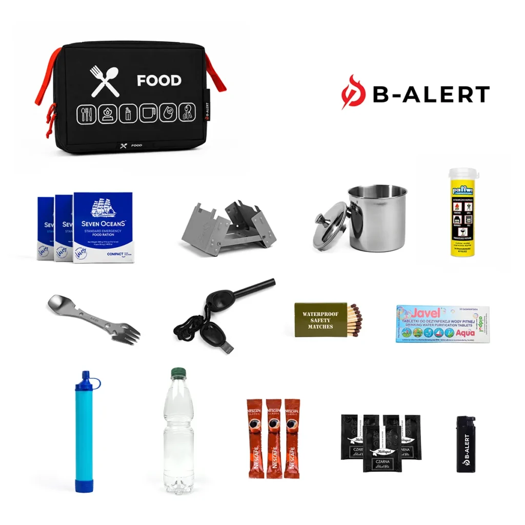 B-ALERT bag Helikon-Tex Edition plecak awaryjny wyposazenie sakwa food