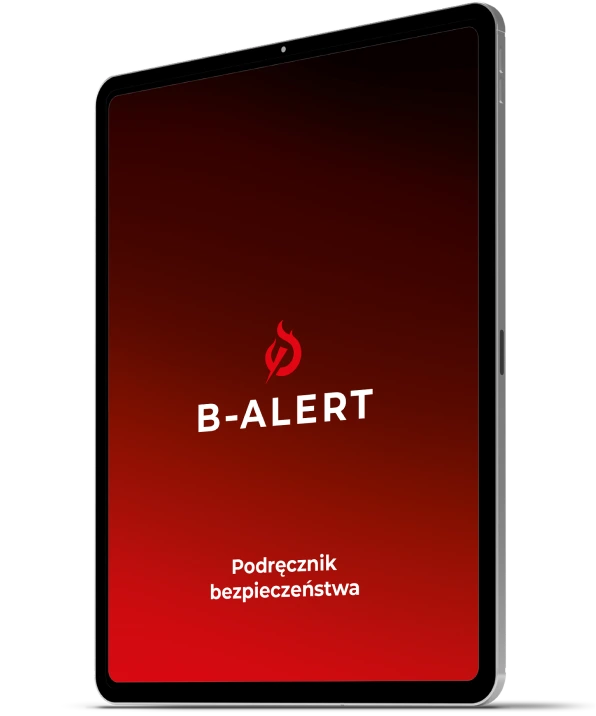 B-ALERT maketa tablet ebook poradnik podrecznik bezpieczenstwa